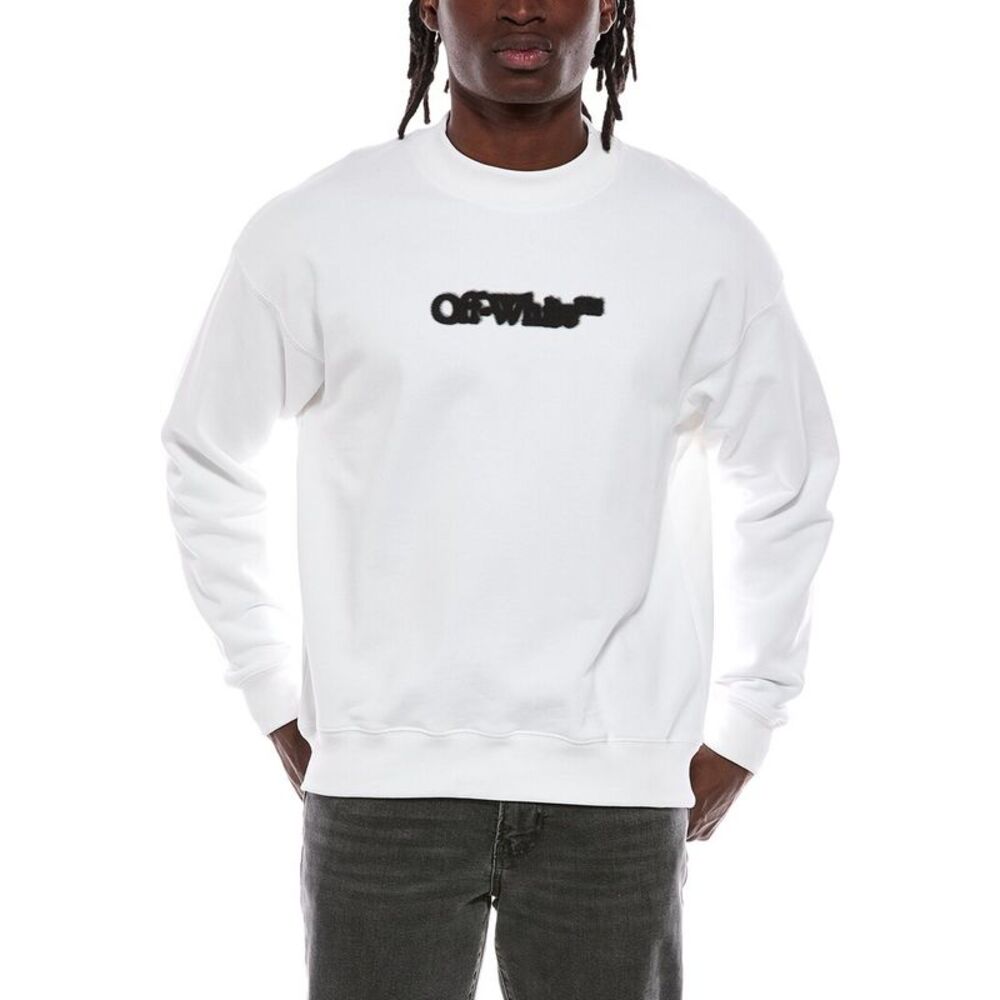 Off-White™ Mens Off-White Crewneck Sweatshirt, White